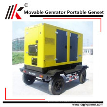 Grupo electrógeno barato 3 fase 380V / 220V 90kva diesel generador portátil generador portátil ghana precio